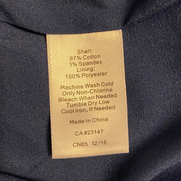 Talbots Tropical Print Cotton Blend Skirt 6 - Picture 8 of 9